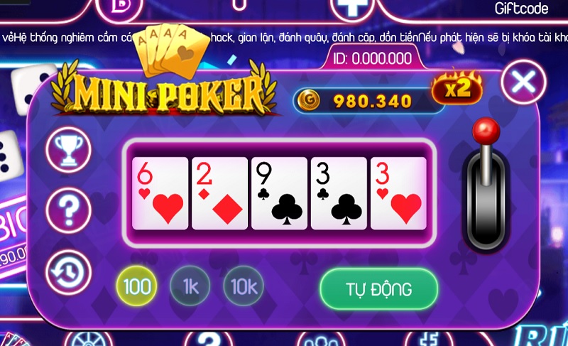 mini poker boa club