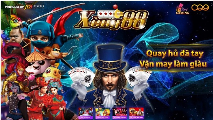 Giao diện cổng game Xeng88