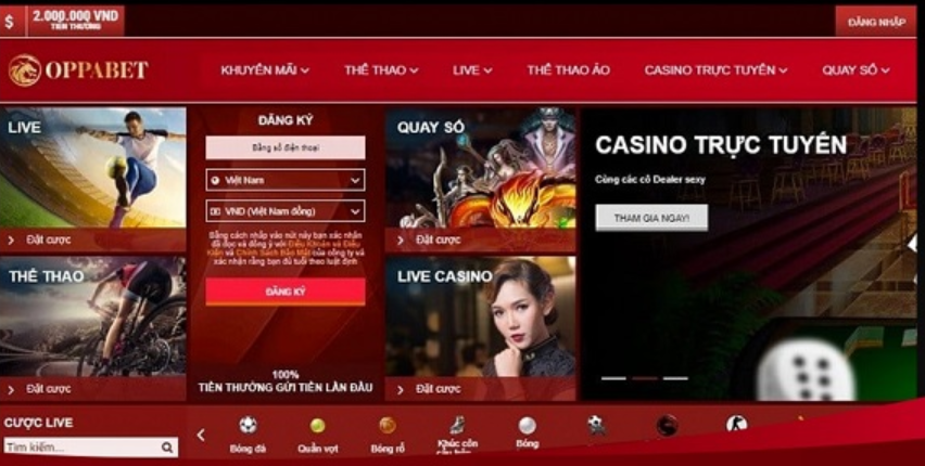 Gameoppabet sân chơi casino online đẳng cấp, uy tín hàng đầu 